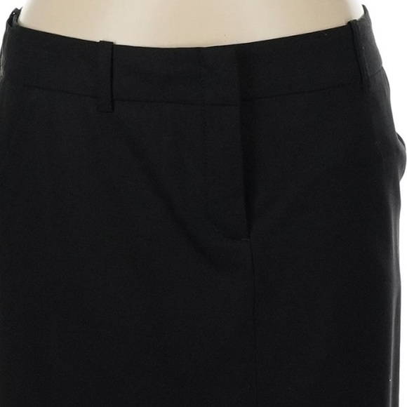 BCBGMAXAZRIA Wool Classic Black Knee Length Midi Pencil Skirt Women’s Size 6 S - Picture 2 of 7